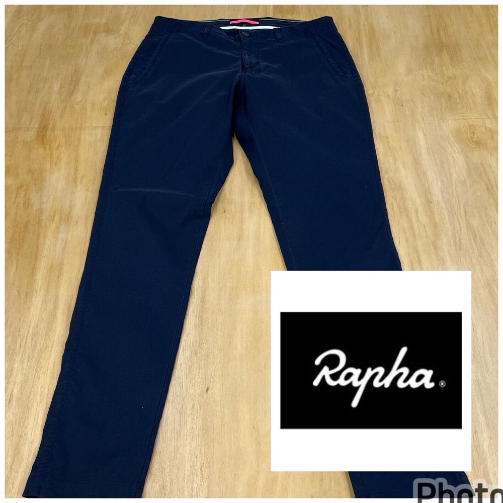 Rapha Randonnee Technical Trousers Slim Tapered Pants Mens 30x30 Dark Navy